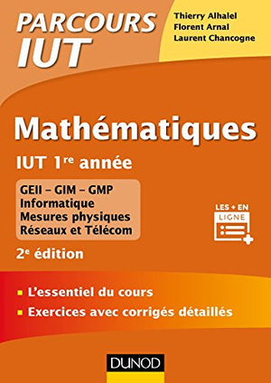 Mathématiques, IUT 1e année