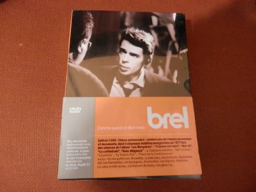 Jacques Brel : Brel. Comme quand on était beau - Coffret 3 DVD