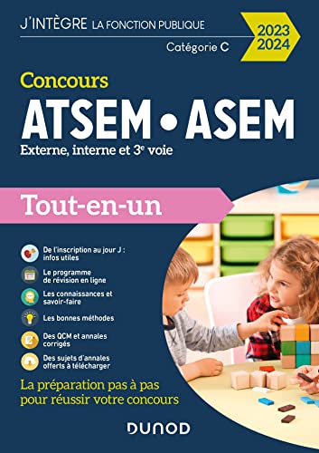 Concours ATSEM ASEM - 2023-2024: Externe, interne et 3e voie - Tout-en-un (2023-2024)