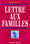 Lettre aux familles