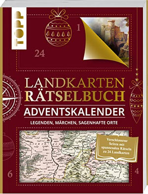 Landkarten Rätselbuch Adventskalender