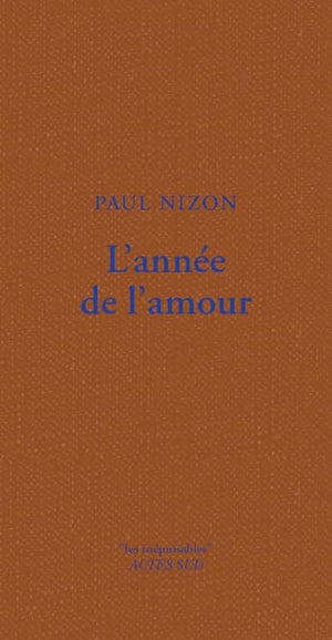 L'année de l'amour