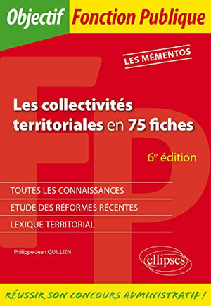 Les collectivités territoriales en 75 fiches