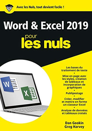 Word et Excel 2019 pour les Nuls