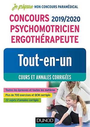 Concours 2019/2020 Psychomotricien Ergothérapeute - Tout-en-un