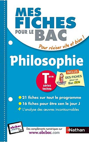 Philosophie Tle séries technologiques