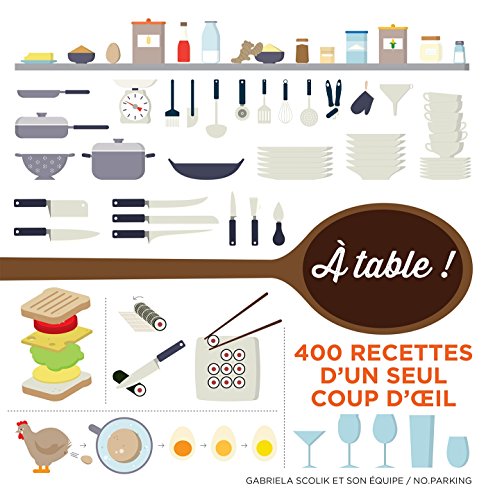 À table !: 400 recettes en infographie