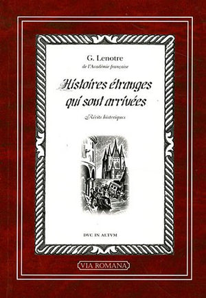 Histoires étranges qui sont arrivées