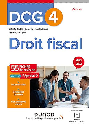 DCG 4 - Droit fiscal - Fiches 2023-2024