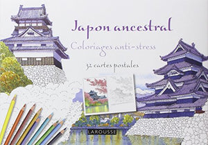 Japon ancestral coloriages anti-stress - 32 cartes postales
