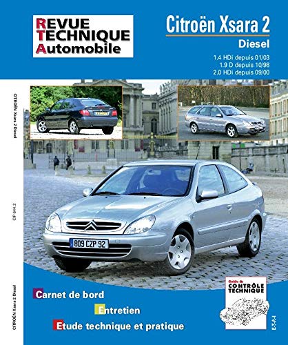 Citroën Xsara 2 diesel - moteurs 1.9 D depuis 10-1998, moteurs 2.0 HDi depuis 9-2000