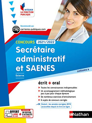 Concours secrétaire administratif et SAENES 2021-2022