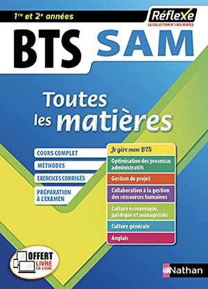 Toutes les matières BTS SAM - Réflexe (09)