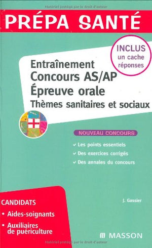 Entraînement Epreuve orale Concours AS/AP