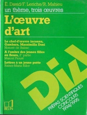 L'œuvre d'art: Un thème, trois œuvres