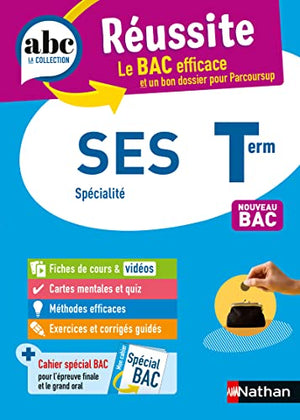 SES Terminale (Sciences économiques et sociales) - ABC Réussite - Bac 2024 - Enseignement de spécialité Tle