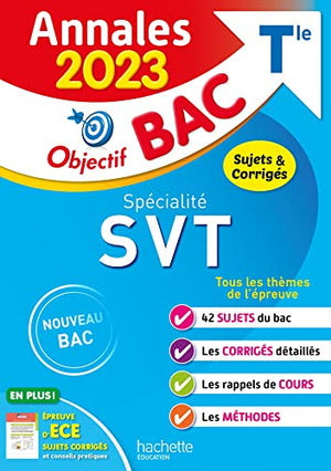 Annales Objectif Bac 2023 - Spécialité SVT