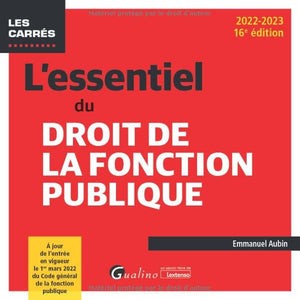 L'essentiel du droit de la fonction publique