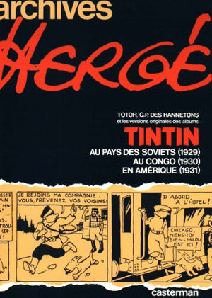 ARCHIVES HERGE TOME 1 : TINTIN