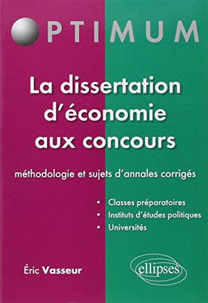 La dissertation d'économie aux concours