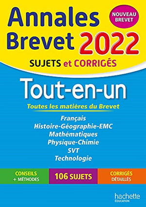 Annales Brevet 2022 Tout-en-un