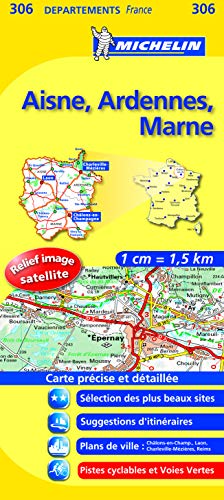 Carte départementale Aisne, Ardennes, Marne