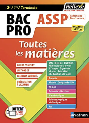 Toutes les matières - Bac Pro ASSP 2e/1re/Tle