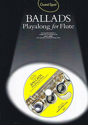 Guest spot: ballads playalong for flute +cd