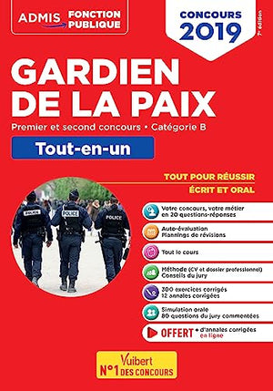 Concours Gardien de la paix - Catégorie B - Admis - Tout-en-un