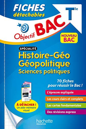 Objectif BAC Fiches Spécialité Histoire-géo, géopolitique, sciences politiques Tle