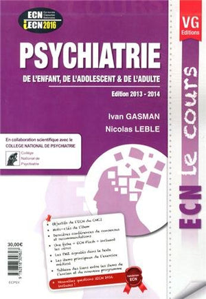 Psychiatrie de l'enfant, de l'adolescent & de l'adulte