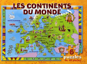 Les continents du monde