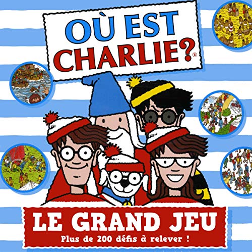 Où est Charlie : Le grand jeu – Jeu de société avec un plateau, des pions, 200 cartes défis et 20 planches à observer – À partir de 7 ans