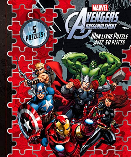 Avengers , Marvel , LIVRE PUZZLE (50 pièces)
