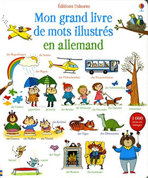 Mon grand livre de mots illustrés en allemand