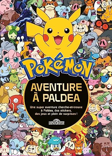 Pokémon – Mon livre collector – Une aventure à Paldea – Beau livre de cherche-et-trouve et activités avec des surprises – Dès 6 ans