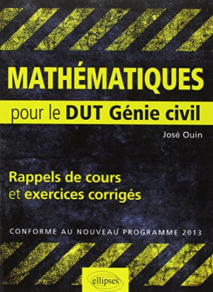 Mathématiques : Pour le DUT Génie civil