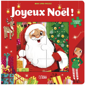 Mon Livre-puzzle 9 pièces - Joyeux Noël !