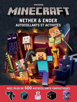 Minecraft : Nether & Ender - Autocollants et activités