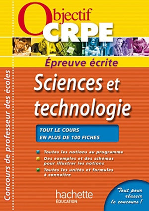 Sciences et technologie: Epreuve écrite