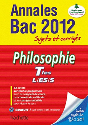 Annales bac 2012, sujets et corrigés