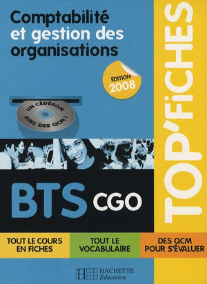 Comptabilité et gestion des organisations BTS CGO