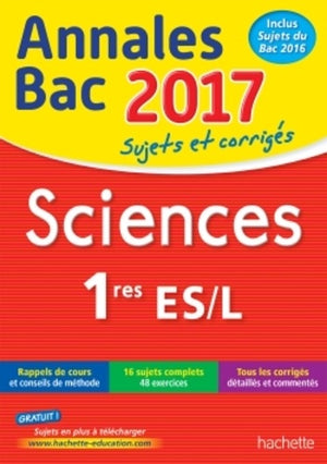 Sciences 1res ES/L: Sujets et corrigés