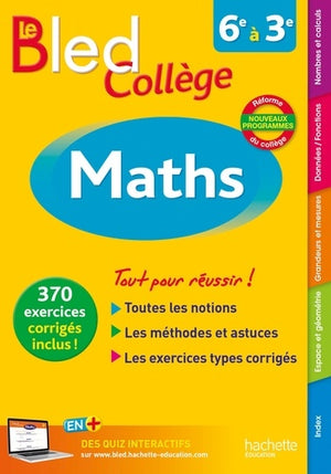 Bled Maths Collège - Nouveau programme 2016