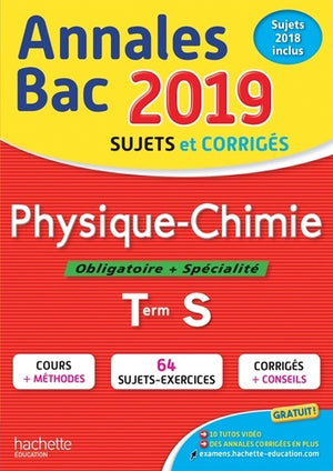 Annales Bac Physique-Chimie Terminale S