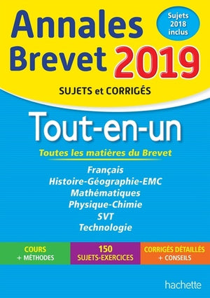 Annales brevet: Tout-en-un