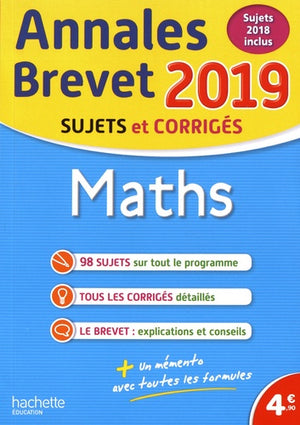 Mathématiques 3e: Sujets et corrigés