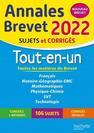 Annales Brevet 2022 Tout-en-un