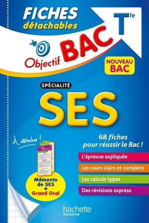 Objectif BAC Fiches détachables Spécialité SES tle