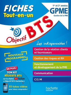 Objectif BTS GPME - Fiches Tout-en-un